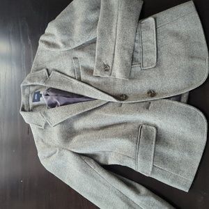 GAP Two-Button Tweed Grey Blazer | Size 8